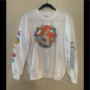 The Little Mermaid, Ariel Crew Neck Sweatshirt
